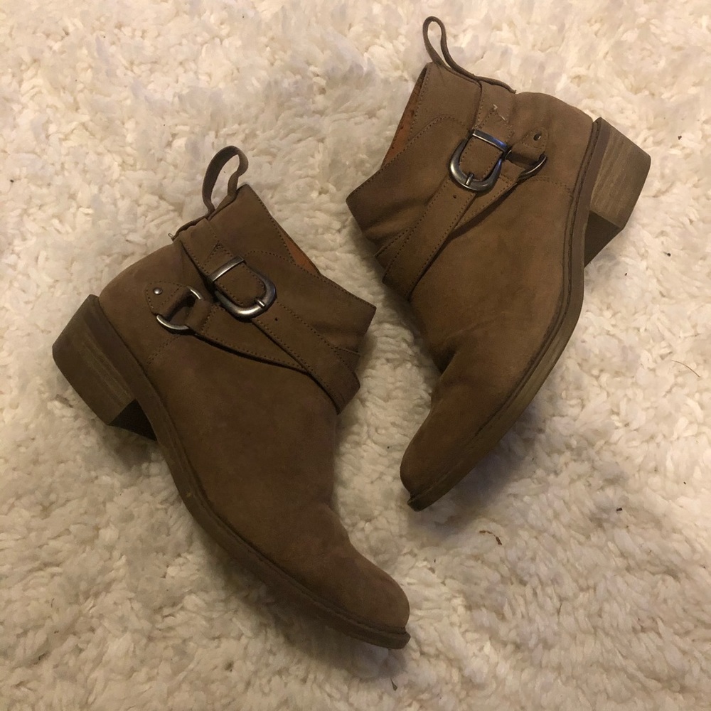 H&M Brown Suede Ankle Boots